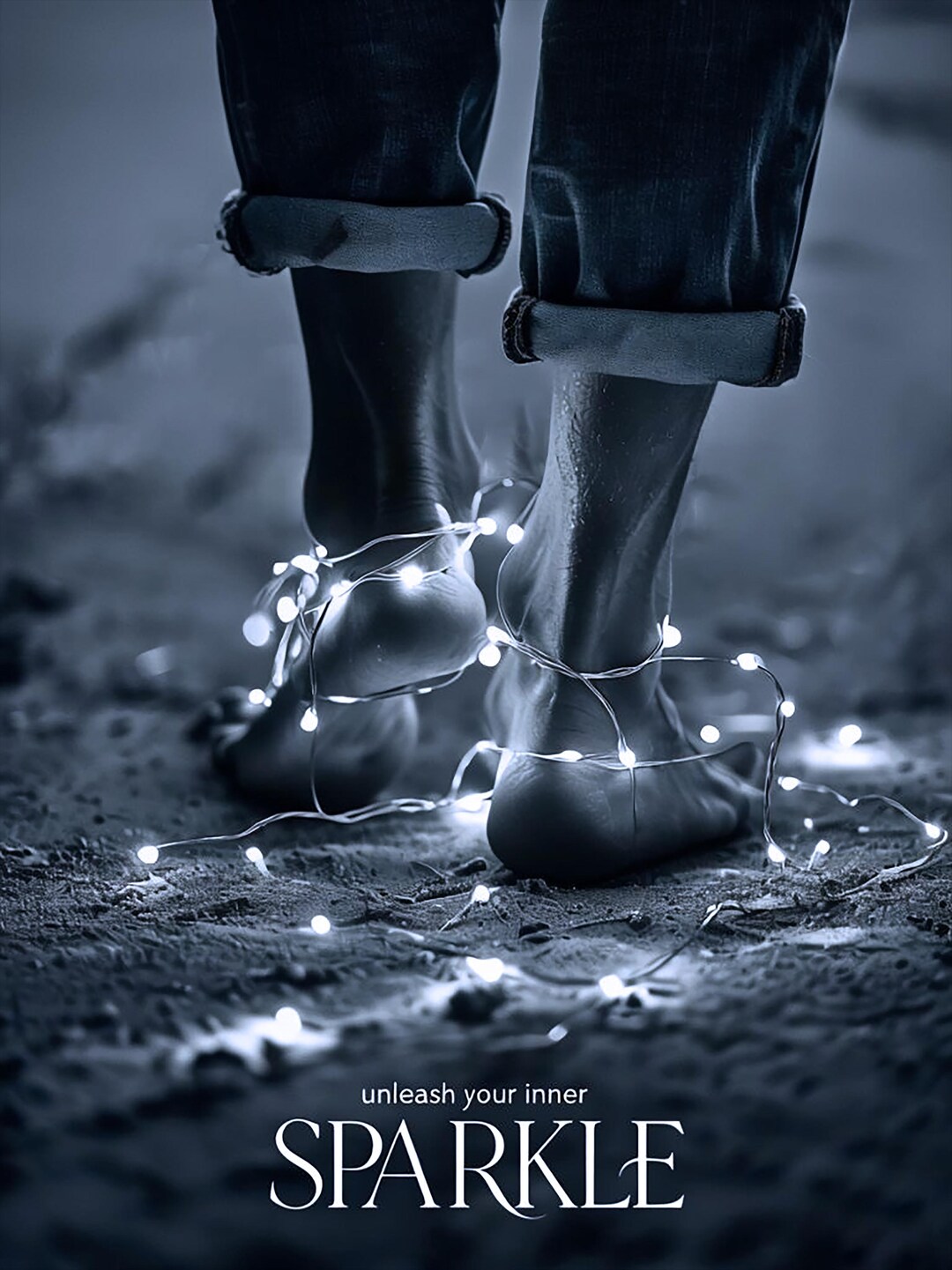 Unleash Your Inner Sparkle Inspiration Quote Wall Art Digital Download