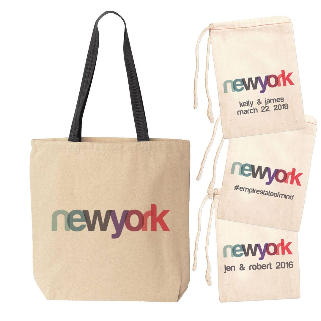 New York Tote Bag New York Bachelorette New York Wedding Etsy