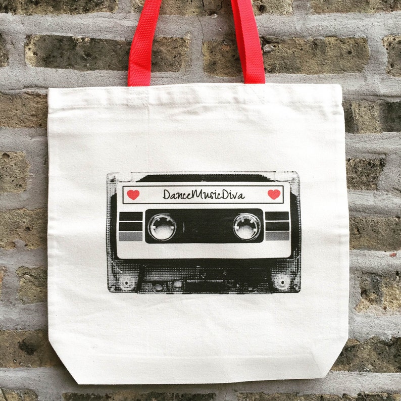 Cassette Tape Bag Mixtape Tote Bag Cassette Tapes Tote Bag Etsy