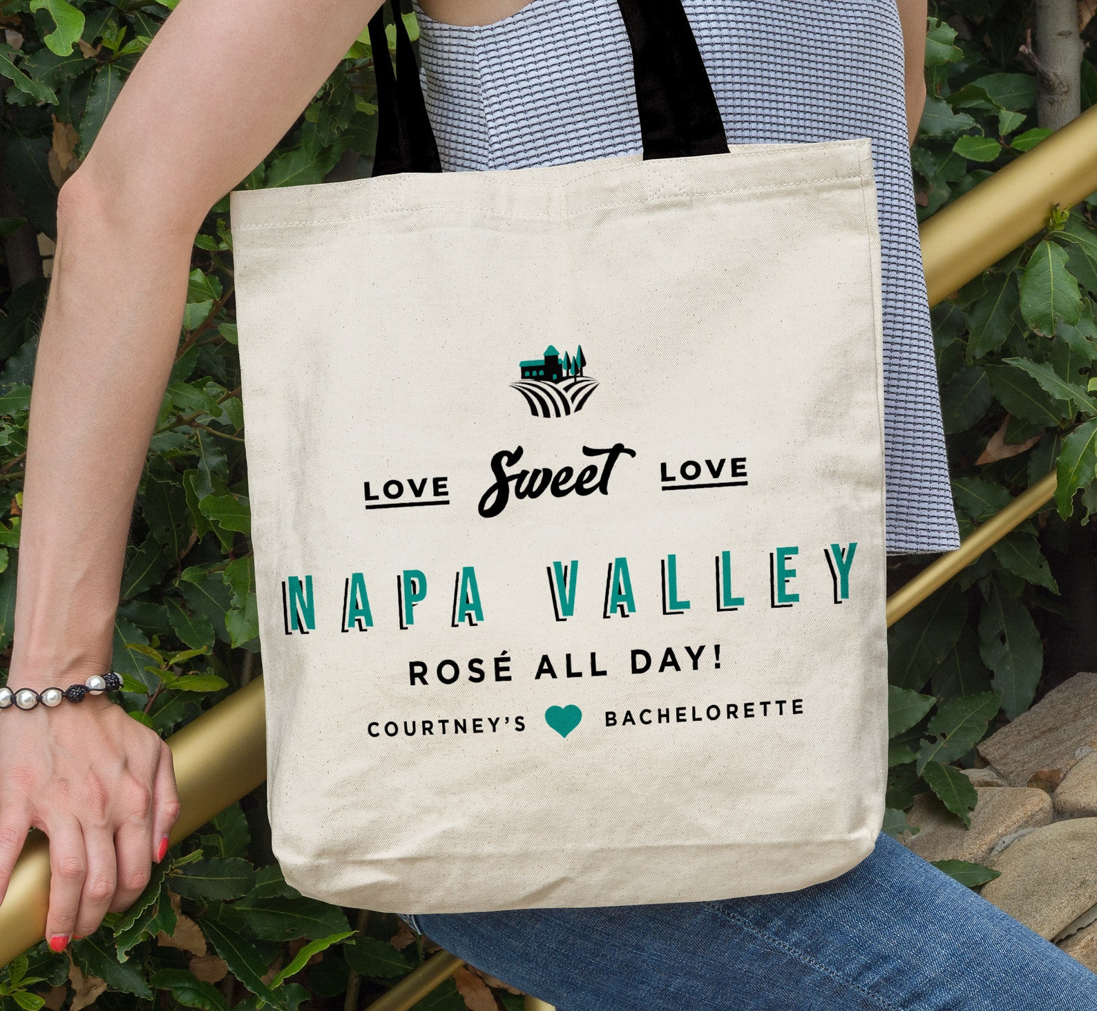 Custom Nashville Tote Bags Nashville Bachelorette Party Etsy