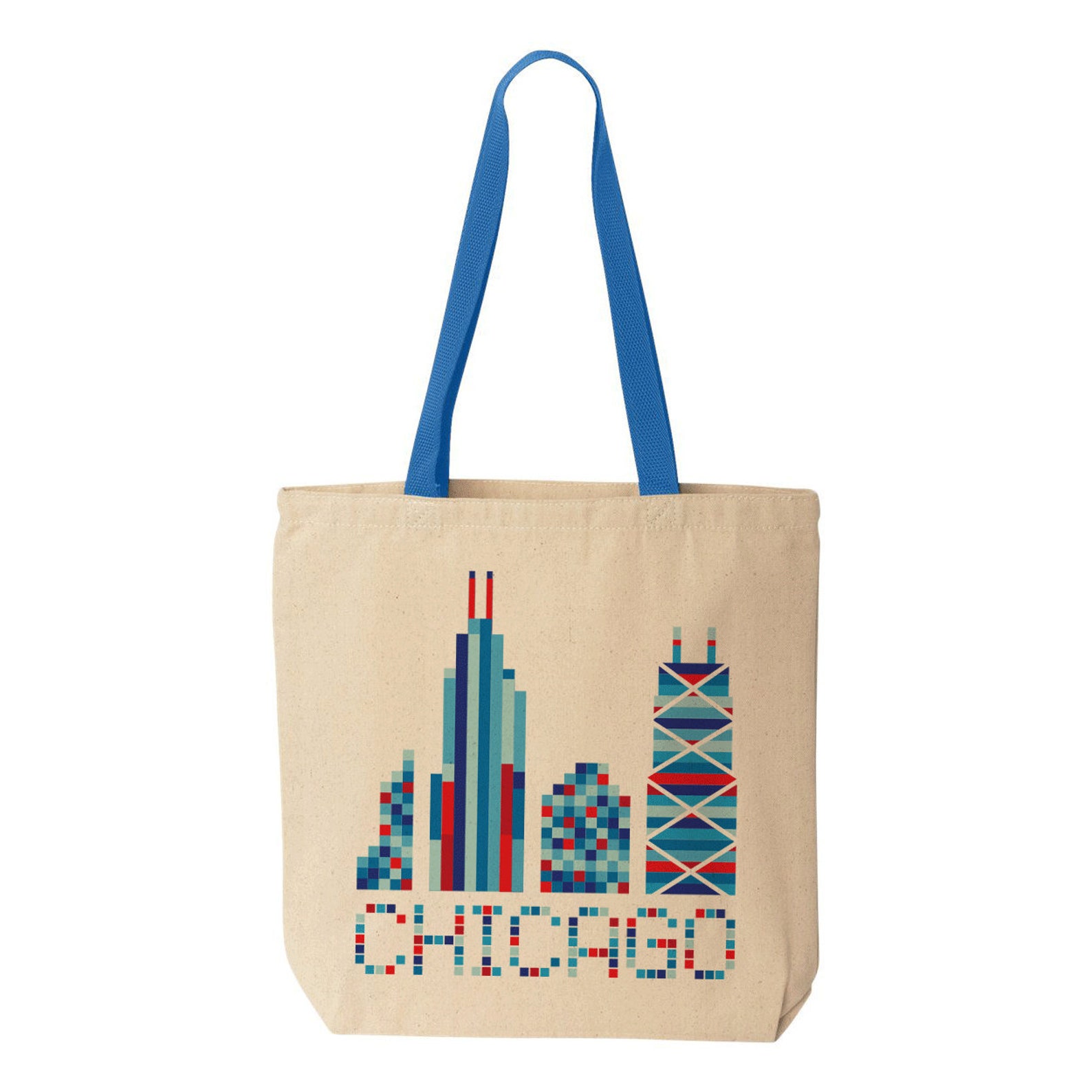 Chicago Tote Bag Chicago Skyline Bag Chicago Gift Etsy