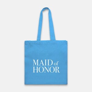 Maid of Honor Tote Bag, Bachelorette Party Bag, Bridal Party Bag, Maid of Honor Gift Bag, Wedding Party Gift Bag, Bridal Shower Party Gift