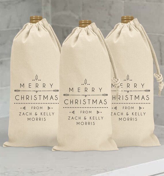 Holiday Wine Gift for Employees From Business or Company Custom