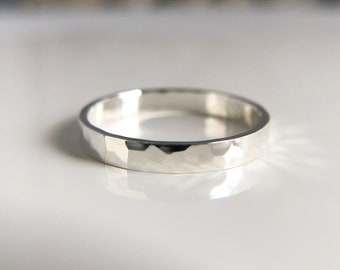 Silver Stacking Ring, Minimalist Ring,Wide Stackable Ring,Stackable Silver Ring, Birthday Ring, Etsy Gift Ideas, Gifts for Her, Unisex Ring