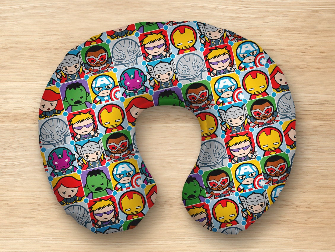 Superhero Boppy Cover Minky boppy cover Baby boy nursery Etsy