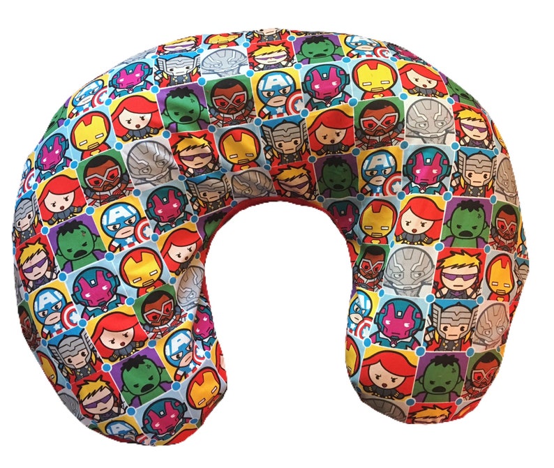 Superhero Boppy Cover Minky boppy cover Baby boy nursery Etsy