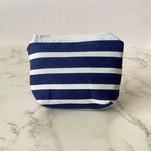 Bolso de rayas azul marino - Minibolso - Monedero