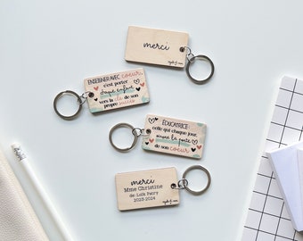 Key ring - Teacher / educator - TO PERSONALIZE