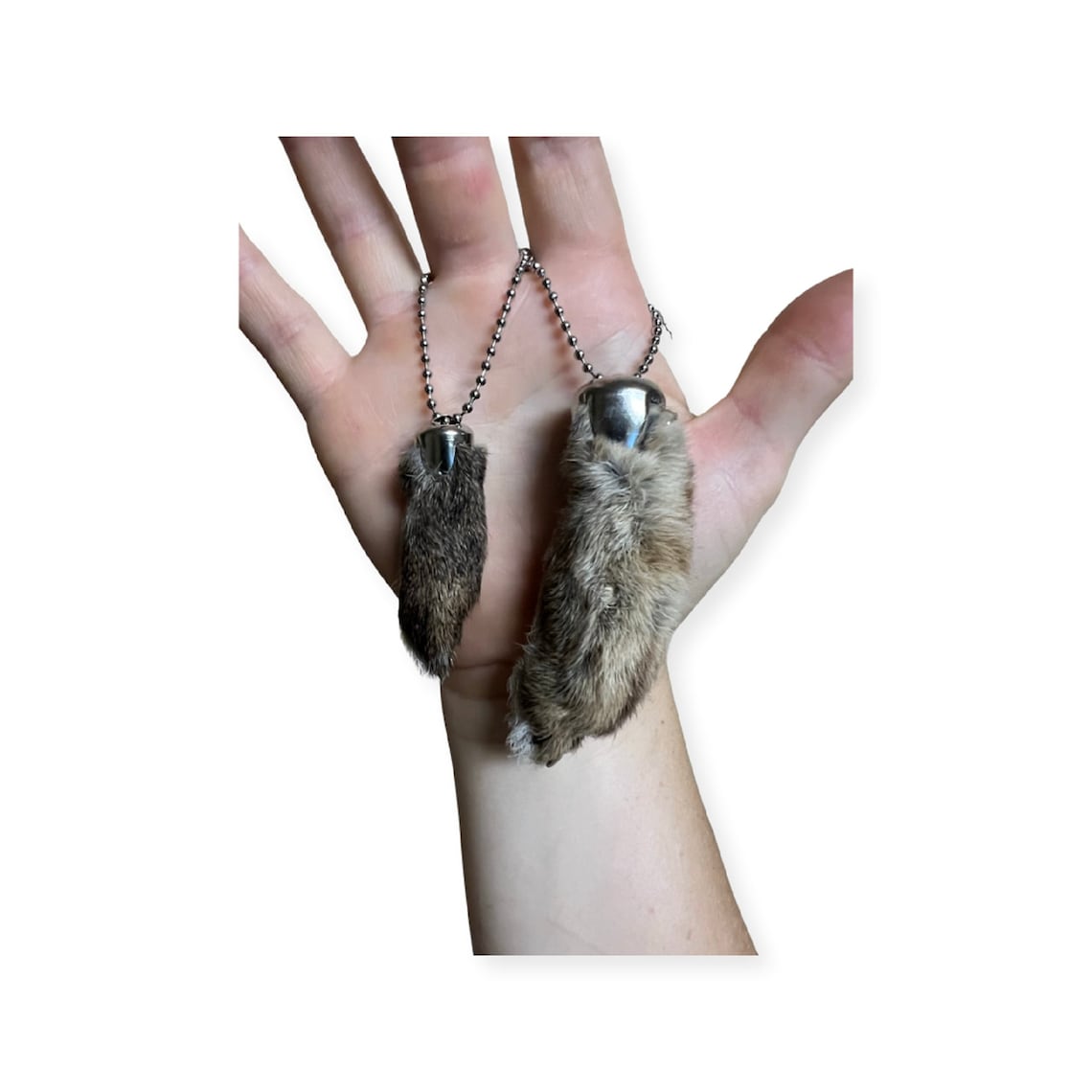 Rabbit Foot Key Chain - Etsy