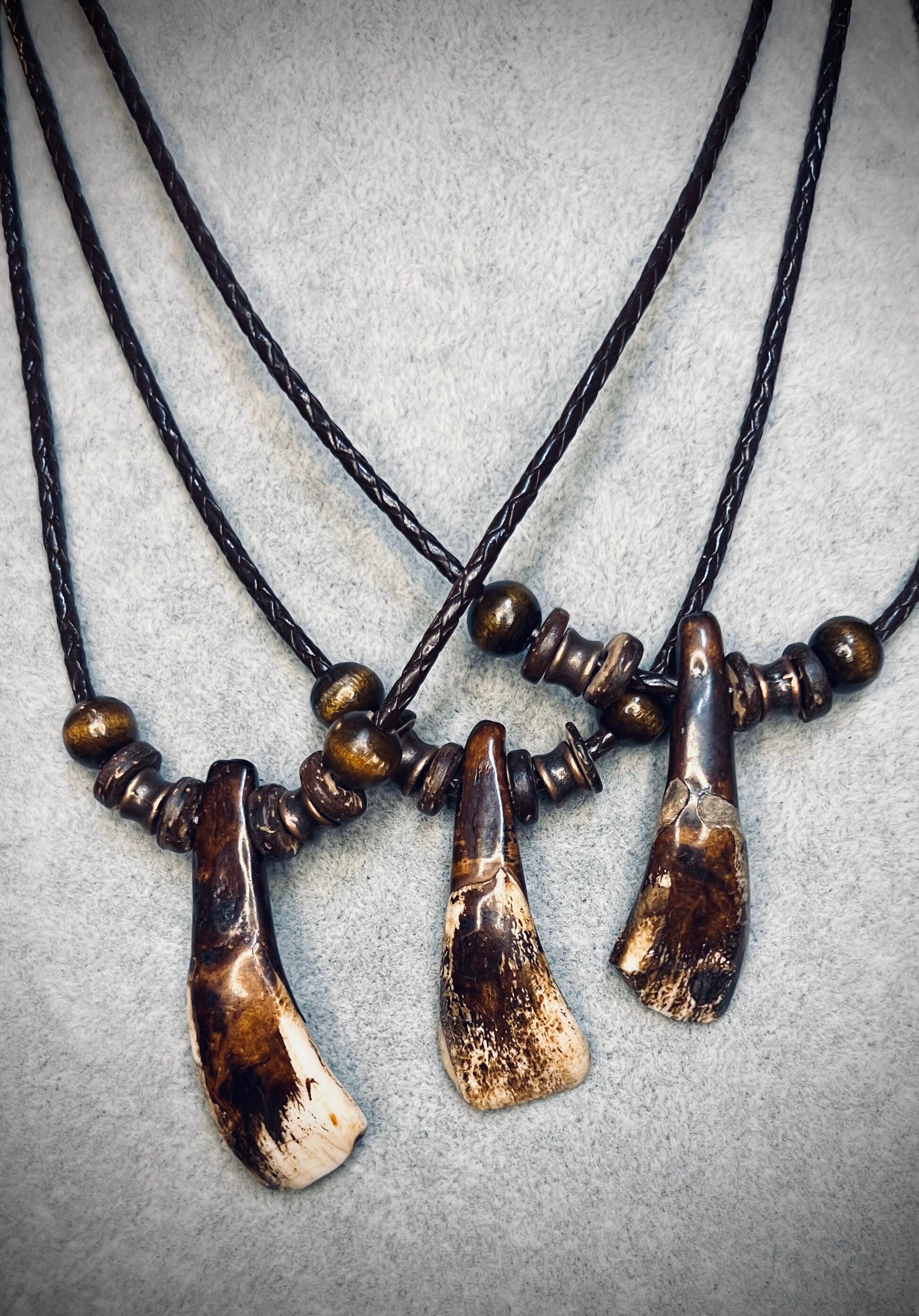 Bohemian Necklace - Buffalo Tooth - Tooth Pendant - Etsy