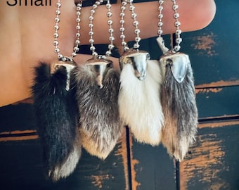 Rabbit Foot Key Chain - Etsy Canada