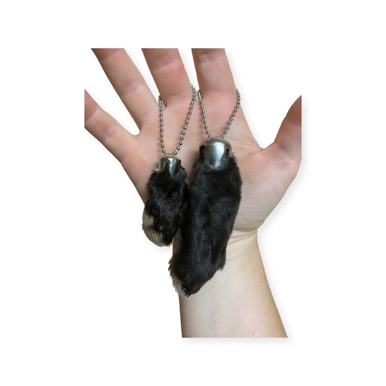 Rabbit Foot Key Chain Etsy