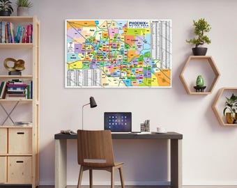 Dallas Fort Worth Zip Code Map - Counties Colorized - POSTER