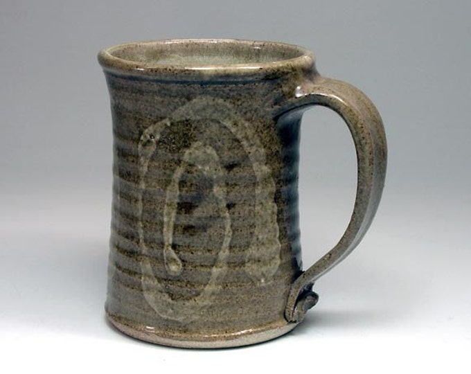 Pottery Coffee Mug Stoneware Cup Celedon Green Mug Etsy