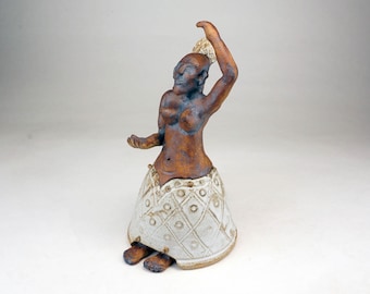 Shakti Cosmic Mother Altar Shrine Figurine Bell Divine Feminine Goddess Sculpture Statue