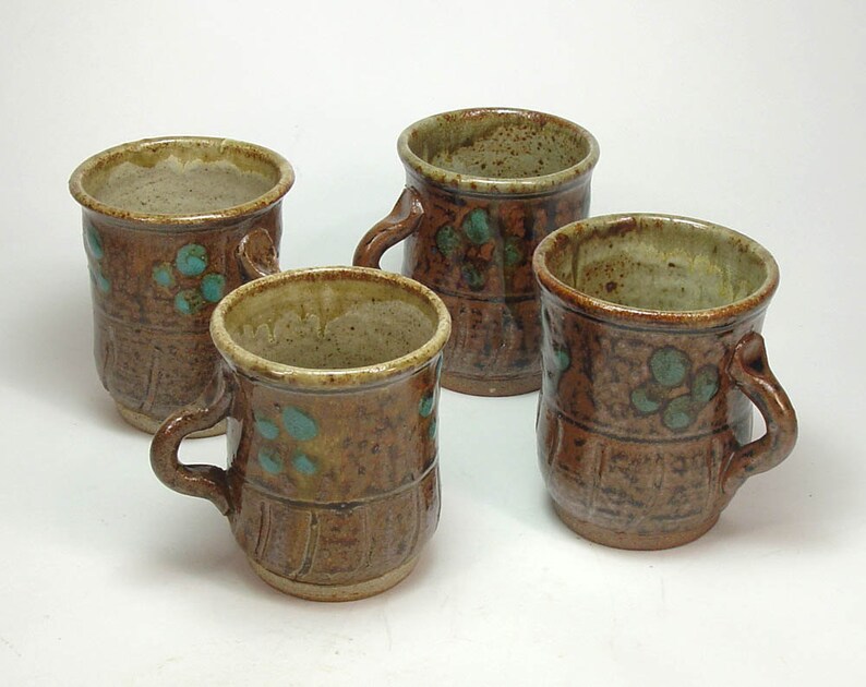 Stoneware Pottery Mead Wine Tasting Cup Teacup Etsy