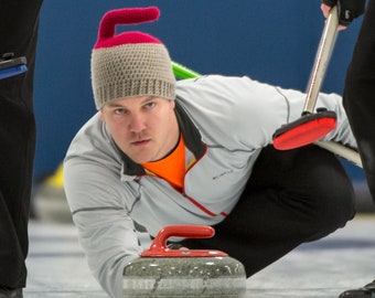 The Original Curling Rock Crochet Hat