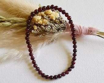 Granat Edelstein Armband