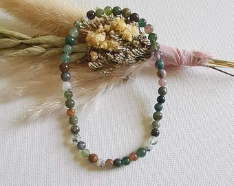 Indische Achat Edelstein Armband