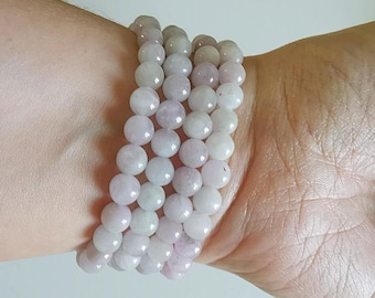 Kunzite Gemstone Bracelet