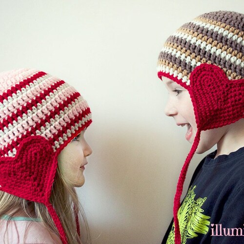 DIY Crochet Pattern Valentine Hat Crochet Pattern Newborn Etsy
