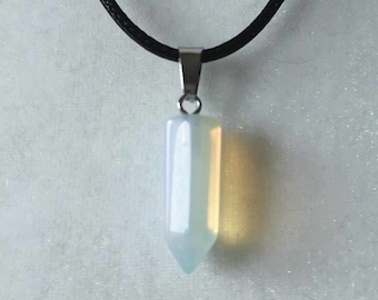 Opalite Point Crystal Necklace