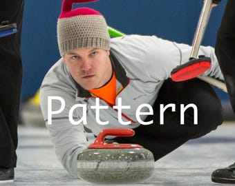 DIY-haakpatroon: de originele gehaakte curlingrock-muts - direct downloaden