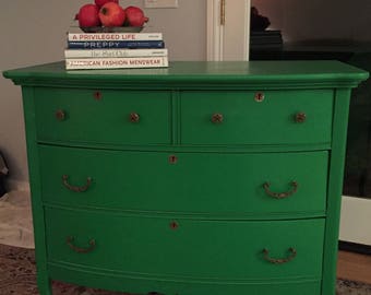 Kelly Green Dresser Etsy