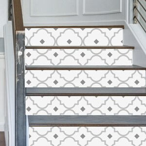 Stair Decals, Stair Stickers, Stair Riser Decal Stickers, Geometric Stair Riser Decal, SR110
