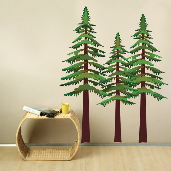 Pine Trees Wall Decal