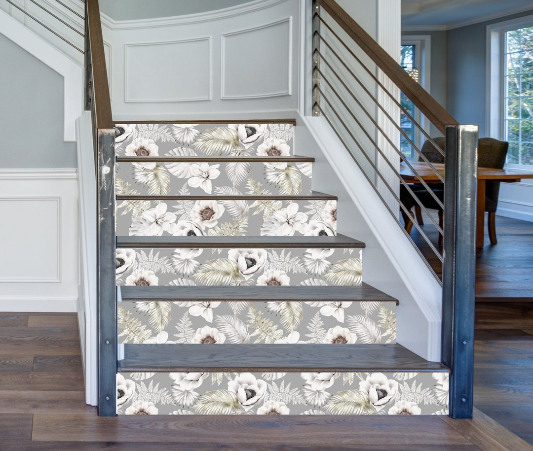 Stair Riser Sticker Decal, Stair Risers, Stair Riser Step Decal