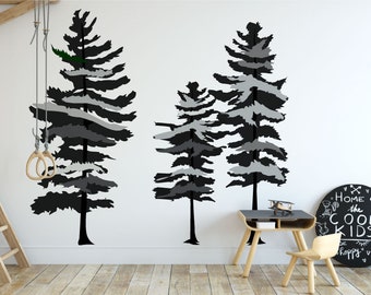 Pine Trees Decal, WD105
