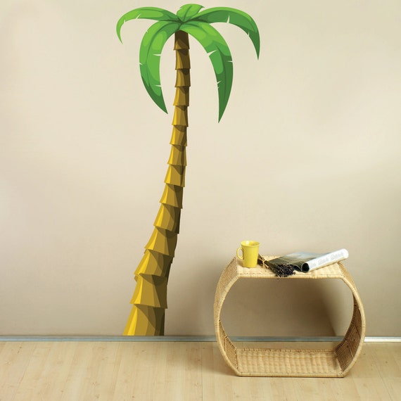 Palm Tree Wall Decal Six Feet High Large - Large Palm Tree Vinyl Wall Decals Palm Tree Wall Decal Six Feet High Large - Large Palm Tree Vinyl Wall Decals