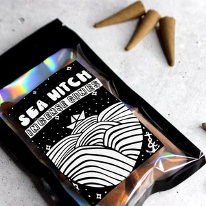 Sea Witch Incense Cones | Backflow or Topflow, Feminine Scent