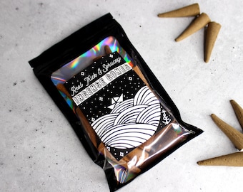 Thick Spruce Scented Incense Cones: Cedar, Fir & Pine