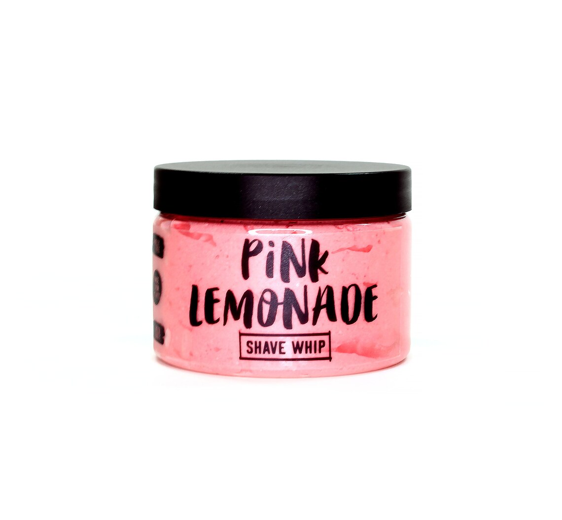 Pink Lemonade Natural Shave Cream Vegan Soap Whipped Etsy