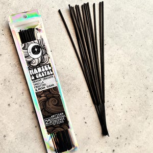 Hansel & Gretal Charcoal Incense Sticks: Graham Cracker Scent (25 Sticks)
