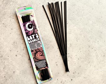 Let's Brunch Scented Charcoal Incense Sticks - Strawberry Coconut Lime
