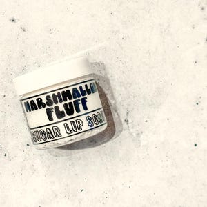 Marshmallow Fluff Lip Scrub: Hydrating Vegan Lip Exfoliant