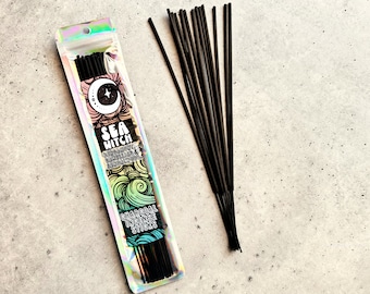 Sea Witch Charcoal Incense Sticks: Clean Burning, Long Lasting (25 Sticks)