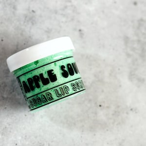 Apple Sour Vegan Lip Scrub: Hydrating Lip Exfoliant