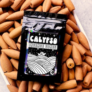 CALYPSO | Sample Pack | Backflow and Topflow Incense Cone | Extra Large 2 Inch Cones | Made to Order