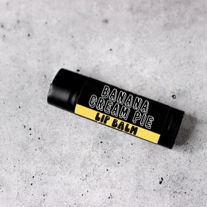 Veganer Lippenbalsam | Bananencremetorte | Alle natürlichen Lipgloss | Tierversuchsfreie Kosmetik