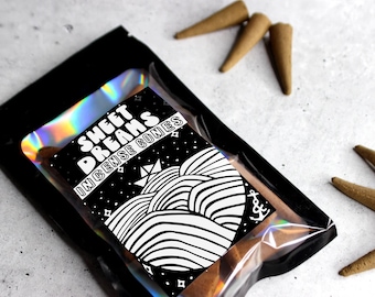 SWEET DREAMS | Backflow Incense Cones | Extra Large 2 Inch Cones | Made to Order