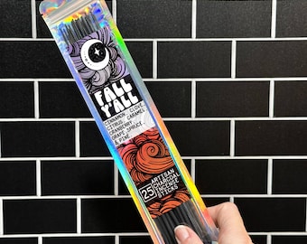 Fall Y'all Charcoal Incense Sticks: Warm Cinnamon, Clove & Citrus (25 Sticks)