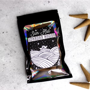 Heather Vanilla Incense Cones: Topflow or Backflow, Extra Large 2 Inch