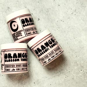 Orange Blossom Tonic Whipped Body Cream  - Whipped Body Lotion - Body Butter - Body Care - Skin Care - Beauty Products - Shea Butter