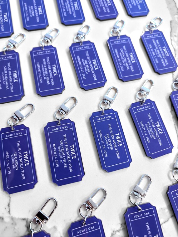 TWICE This is for Tour Keychain - Etsy
