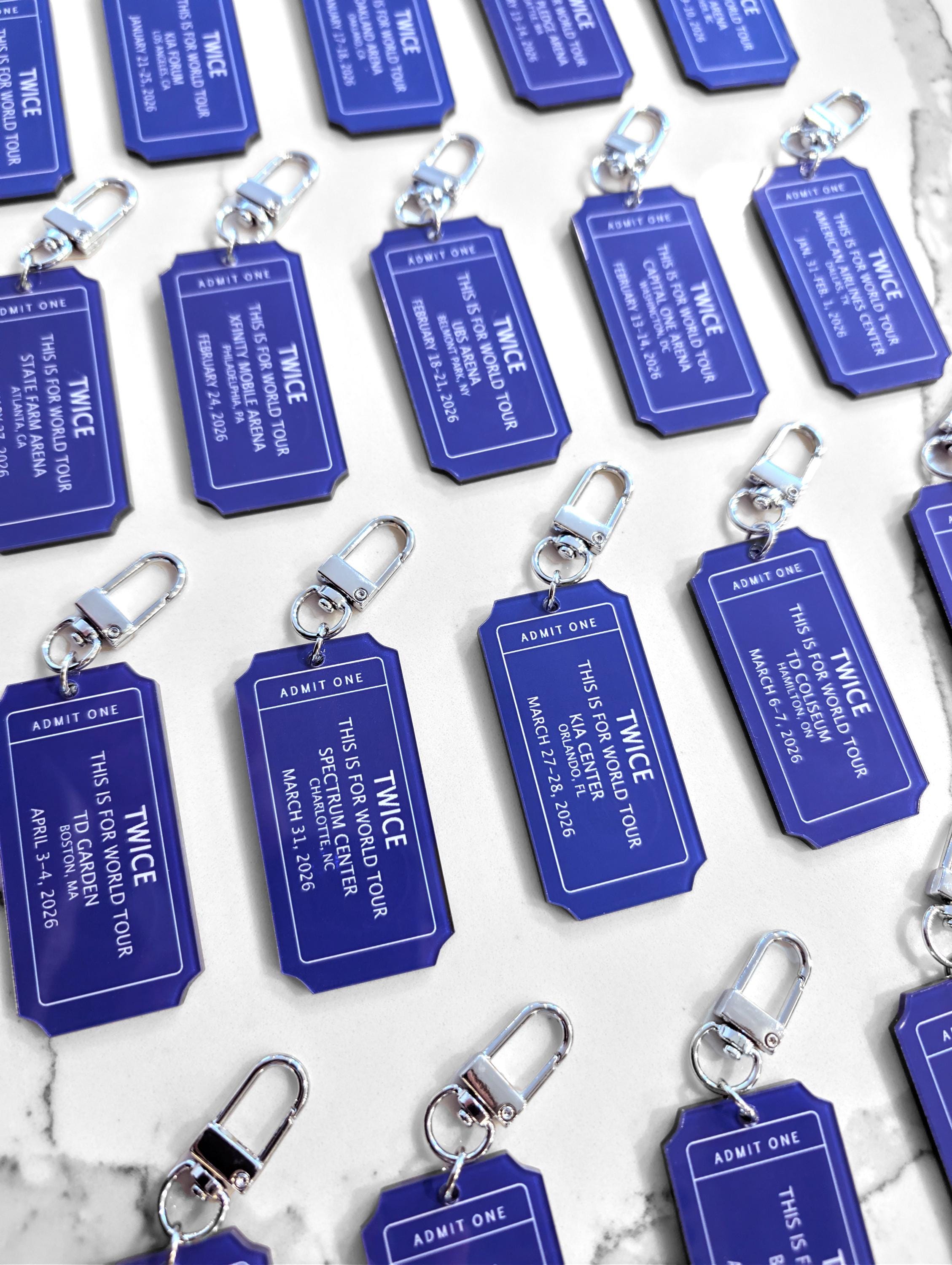 TWICE This is for Tour Keychain - Etsy