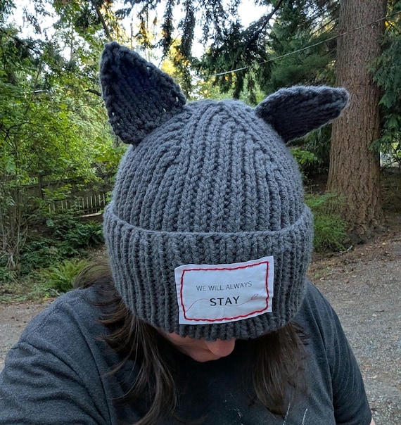 Wolf Chan SKZOO Beanie: Handmade Knitted Stray Kids Hat - Etsy Denmark